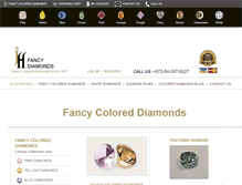 Tablet Screenshot of jhdiamonds.com